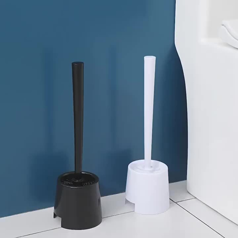 Home Bathroom Cleaning Kit - مجموعة فرشاة وحامل المرحاض مكونة من