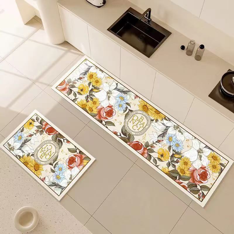 Zara Home Bathroom Rug - VIKAMA 1/2 قطعة الحديثة ضوء الفاخرة
