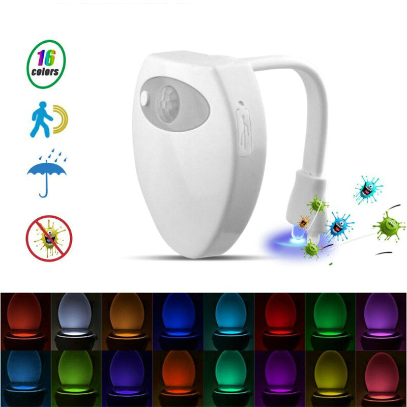 Home Bathroom Colors - USB قابلة للشحن المرحاض محس حركة