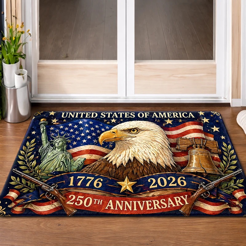 Zara Home Bathroom Rug - سجادة مدخل بتصميم يوم الاستقلال من