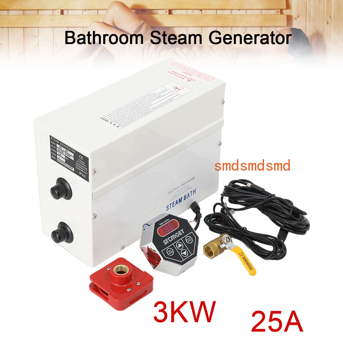 Home Bathroom With Sauna - 3KW مولد البخار آلة البخار المنزلية