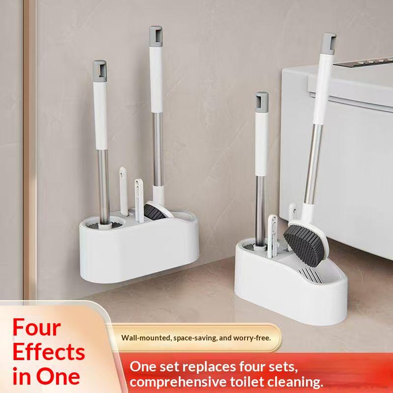 Home Bathroom Cleaning Kit - 1 قطعة/مجموعة 4 في 1 مجموعة