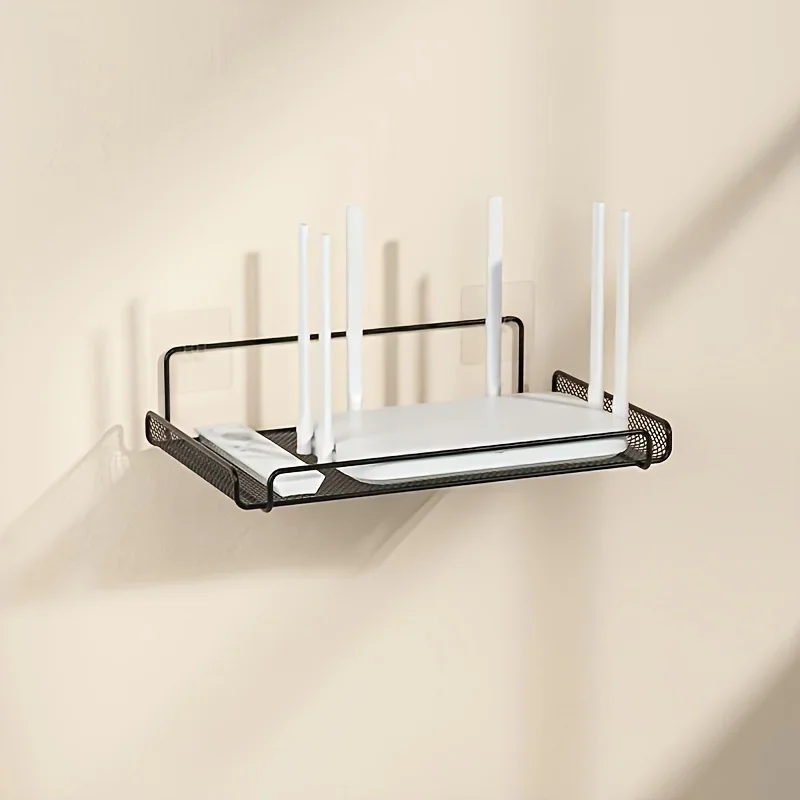 Home Bathroom Shelf - رف راوتر من الفولاذ المقاوم للصدأ