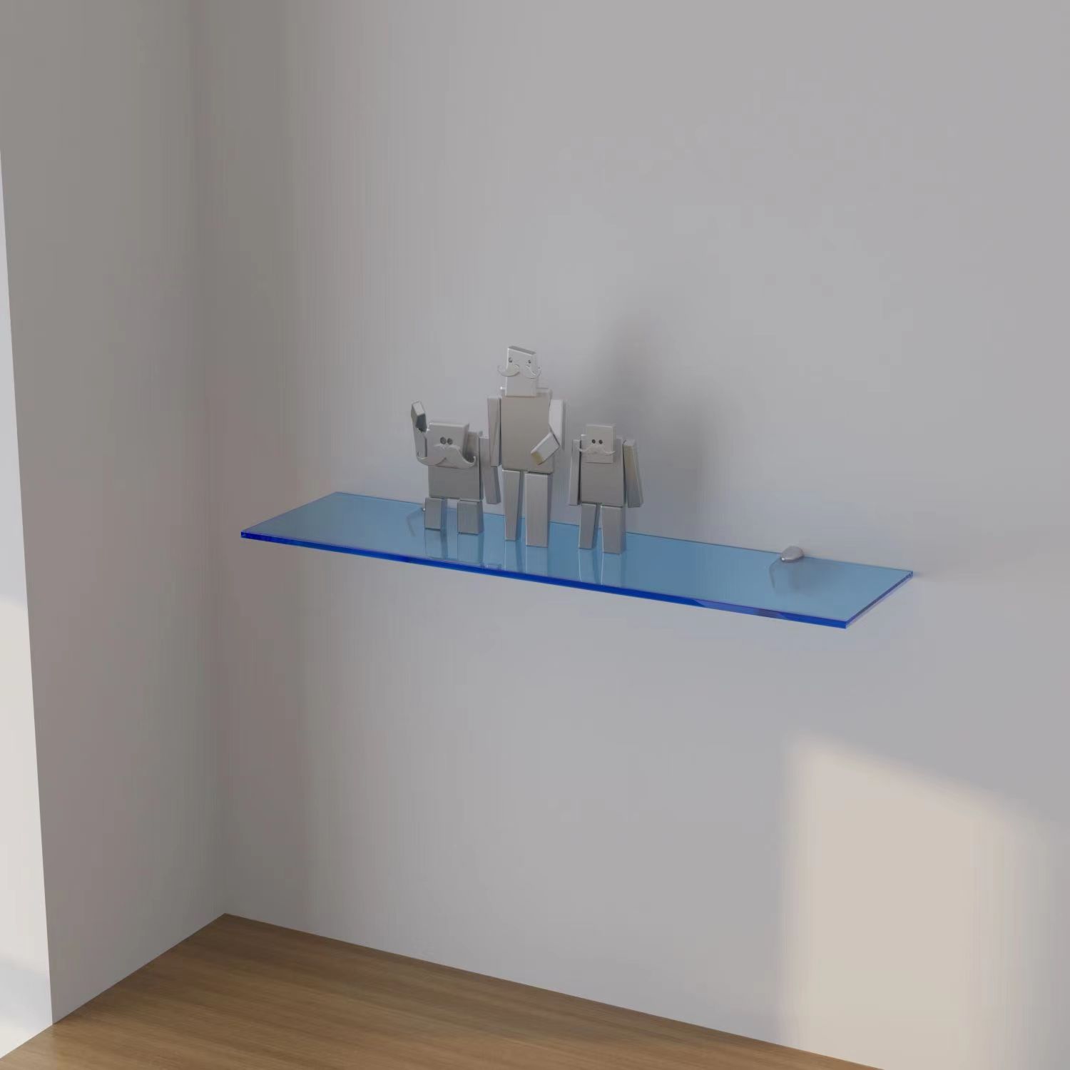 رف أكريليك مثقوب لغرفة المعيشة - مراجعة Home Bathroom Shelf وسعره