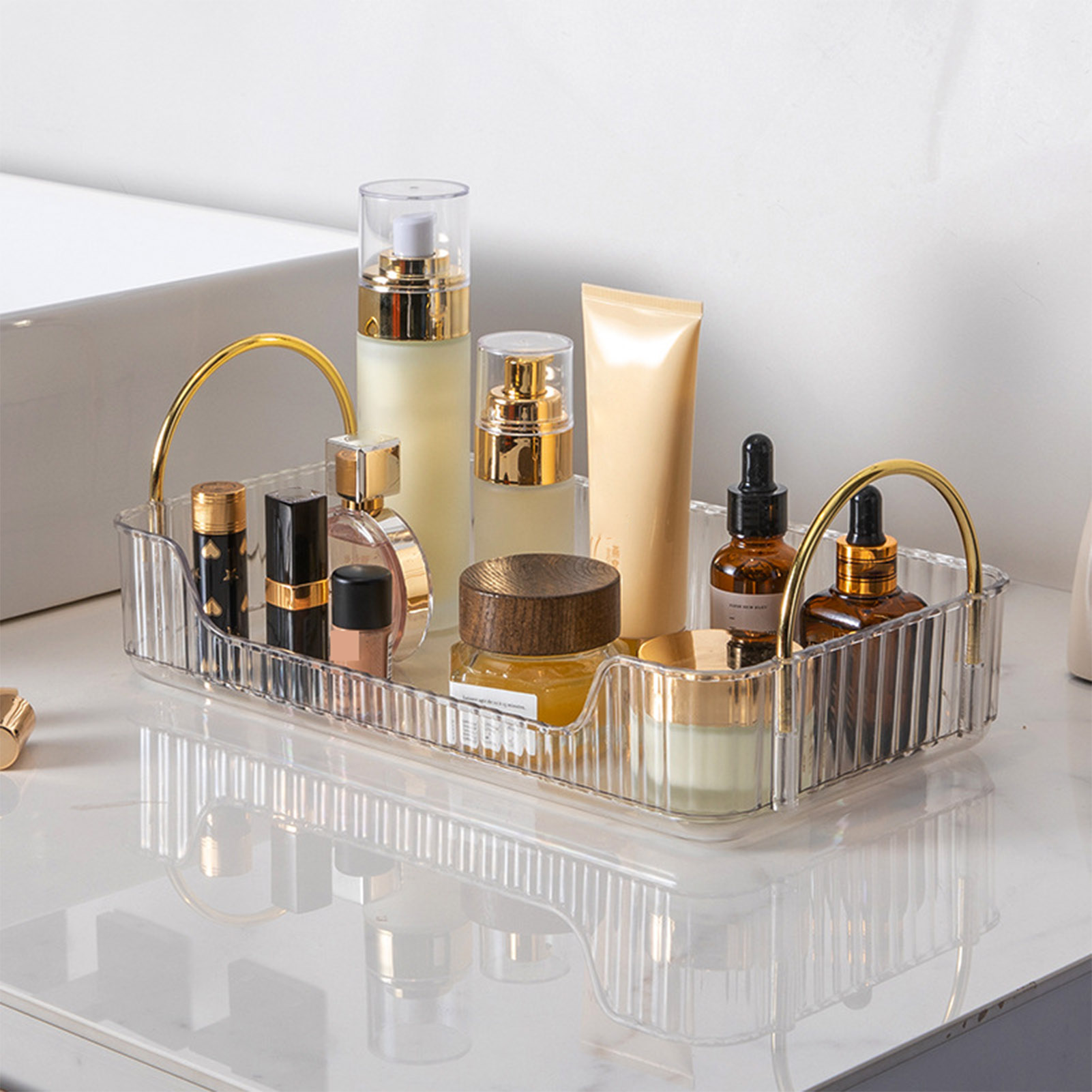 منظم حمام فاخر من الأكريليك لت - مراجعة Home Bathroom Essentials وسعره