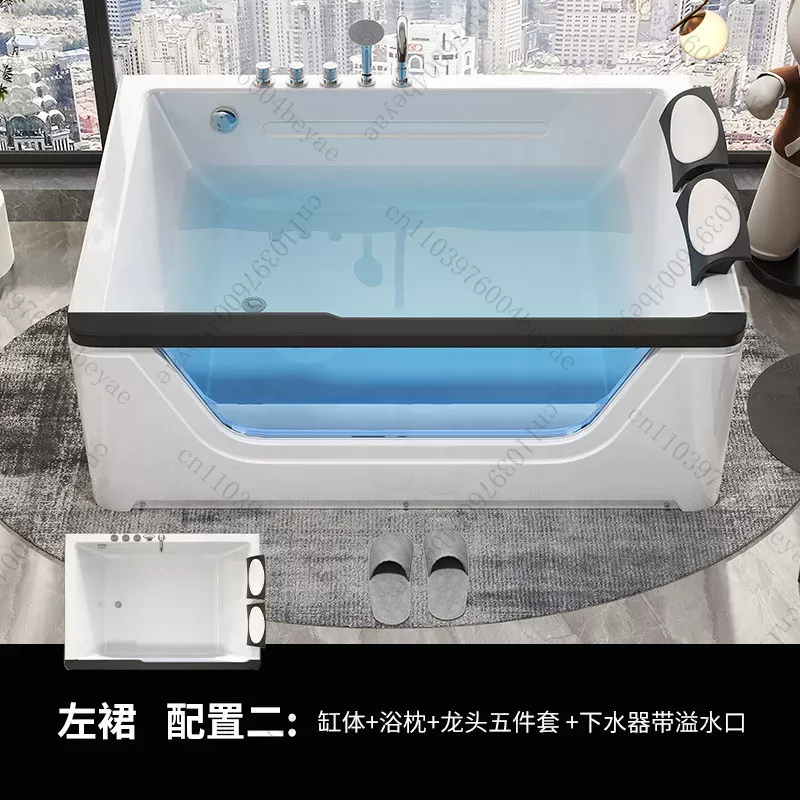 حوض استحمام ساخن من الأكريليك  - مراجعة Home Bathroom Jacuzzi Tub وسعره