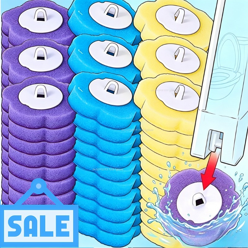 فرشاة مرحاض مع مجموعة رؤوس قاب - مراجعة Home Bathroom Cleaning Kit وسعره