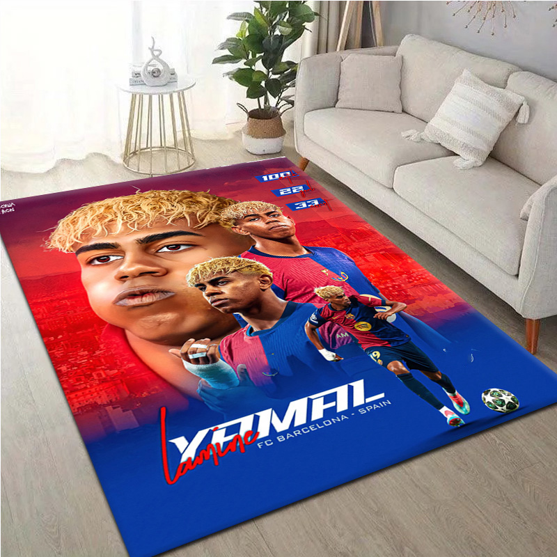 سجادة هدايا نجم كرة القدم لامي - مراجعة Home Bathroom Rugs وسعره