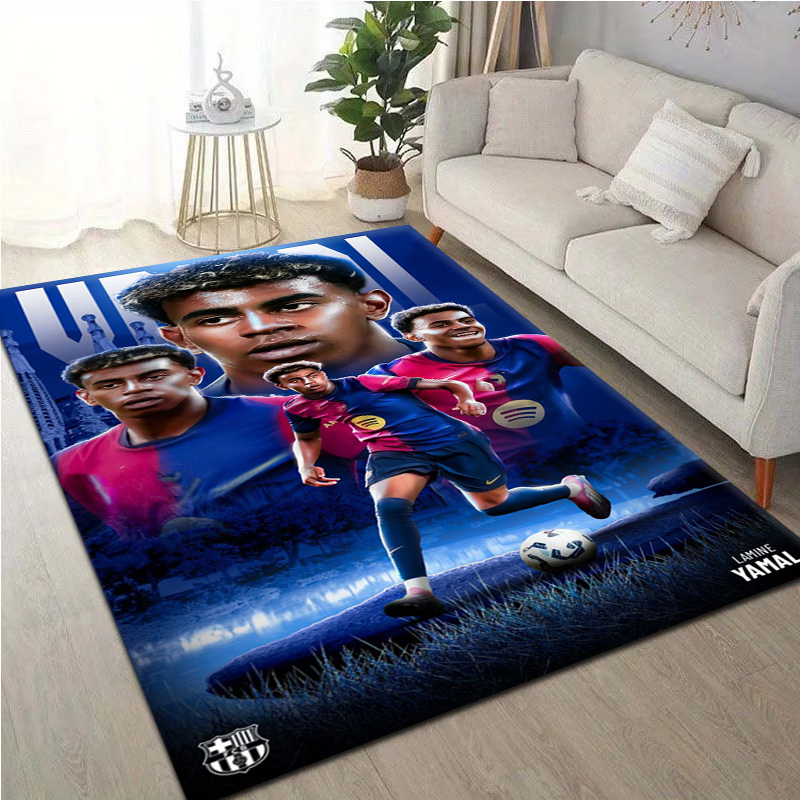 سجادة هدايا نجم كرة القدم لامي - مراجعة Home Bathroom Rugs وسعره