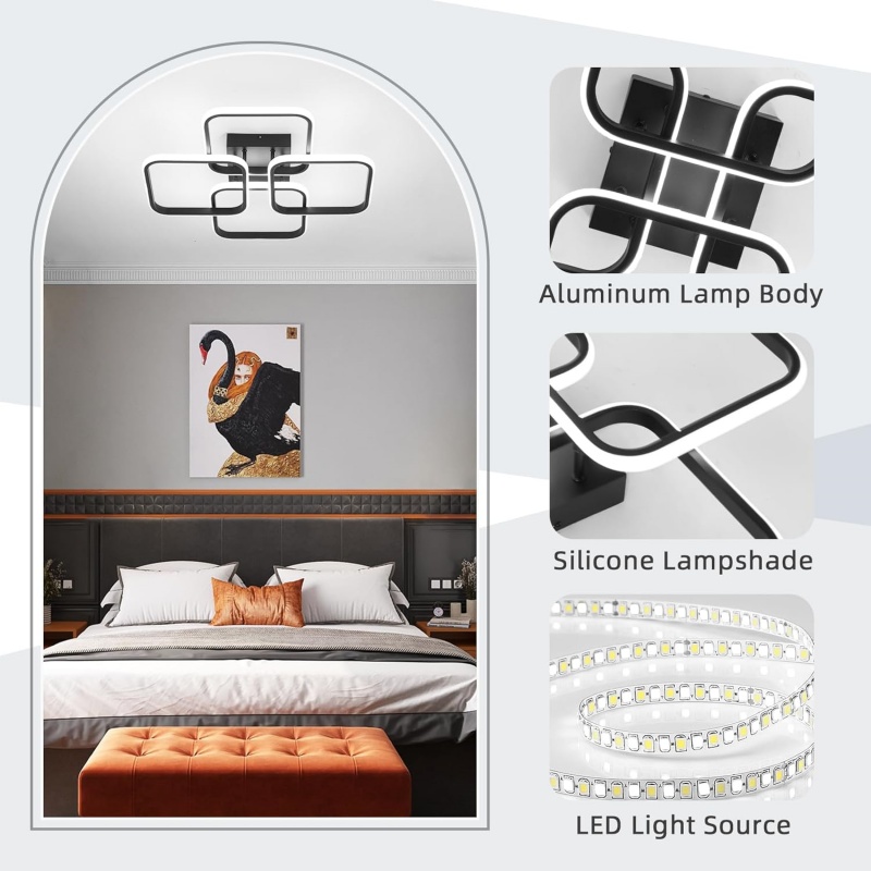 مصباح سقف LED بثلاثة ألوان، إض - مراجعة Home Bathroom Colors وسعره