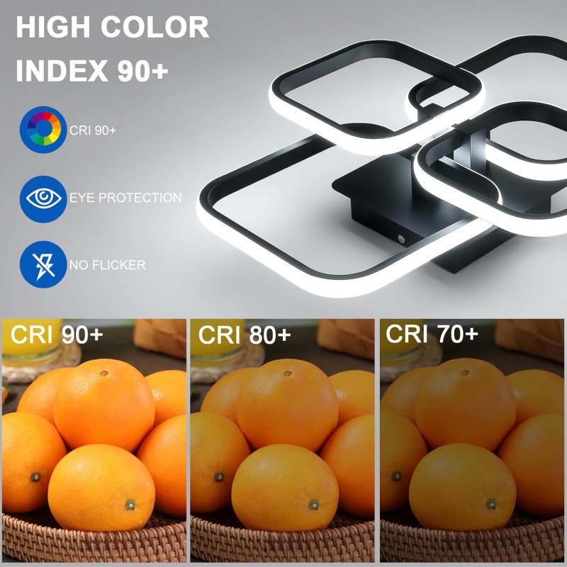 مصباح سقف LED بثلاثة ألوان، إض - مراجعة Home Bathroom Colors وسعره