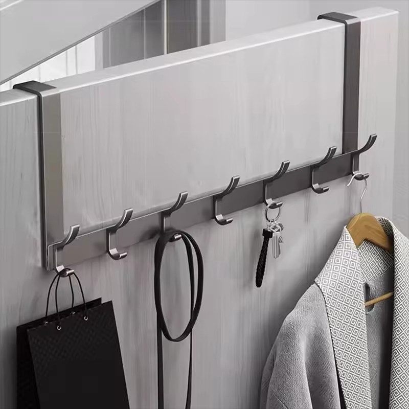 رف منظم منزلي فوق الباب، حامل  - مراجعة Home Bathroom Essentials وسعره