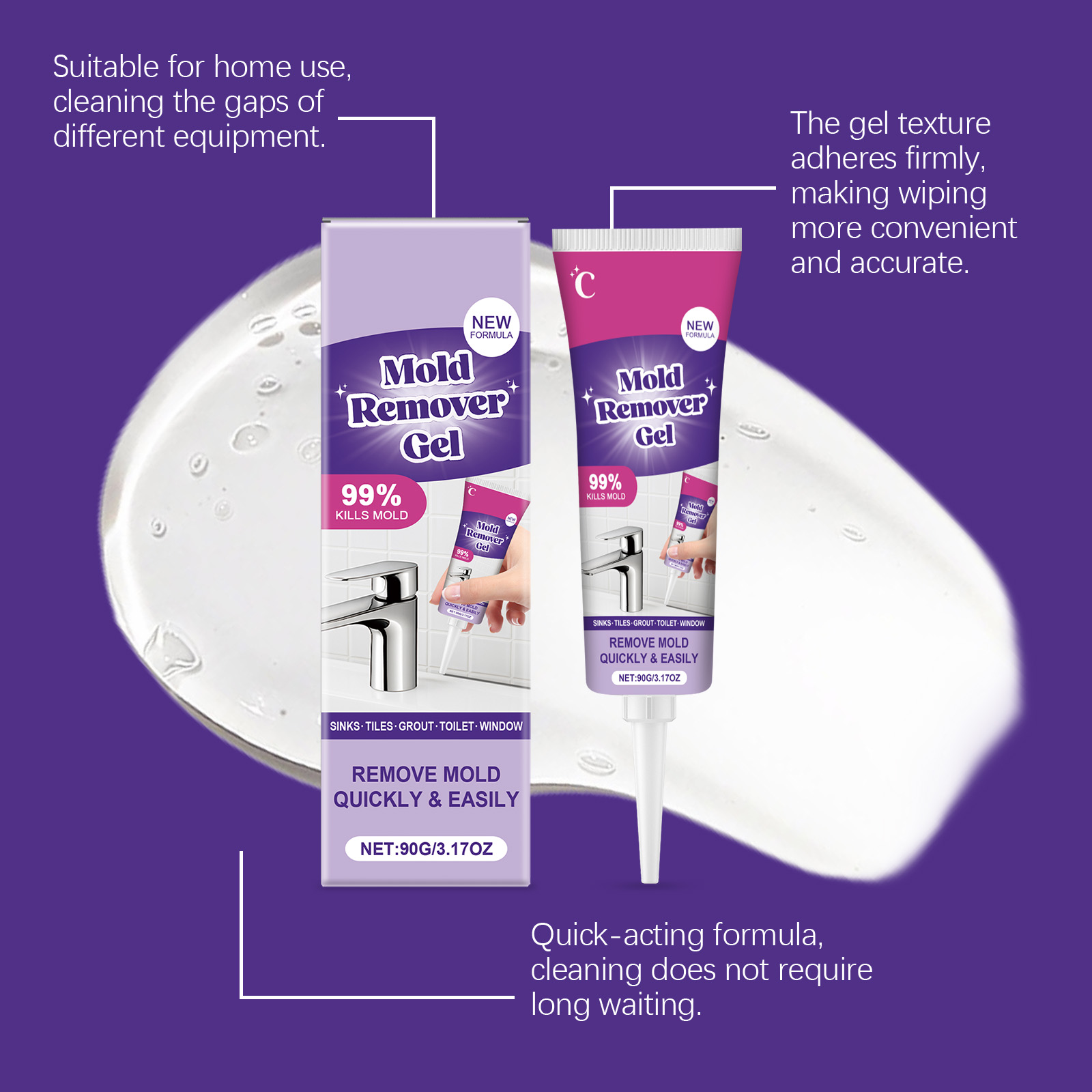 جل تنظيف قوي للمنزل لإزالة الب - مراجعة Home Bathroom Cleaning Solution وسعره