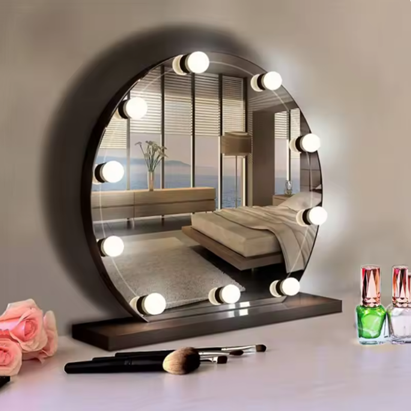 مرآة مكياج بإضاءة LED، مصباح ل - مراجعة Home Bathroom Colors وسعره