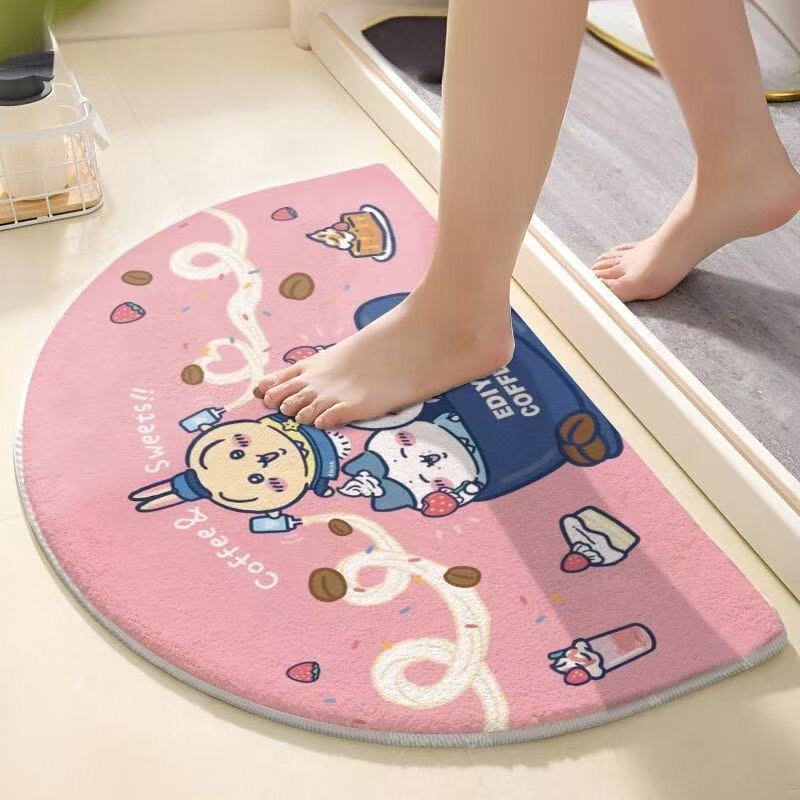 سجادة حمام نصف دائرية من تشييك - مراجعة Home Bathroom Rugs وسعره