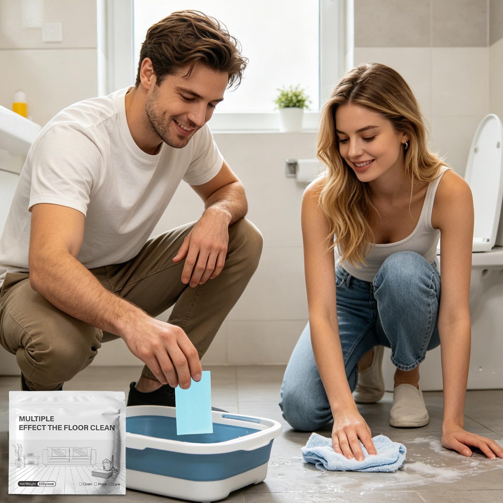 100 قرص متعدد الاستخدامات قوي  - مراجعة Home Bathroom Cleaning Solution وسعره