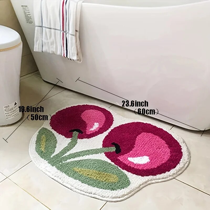 سجادة حمام ماصة كرز لطيفة ، سج - مراجعة Zara Home Bathroom Rug وسعره