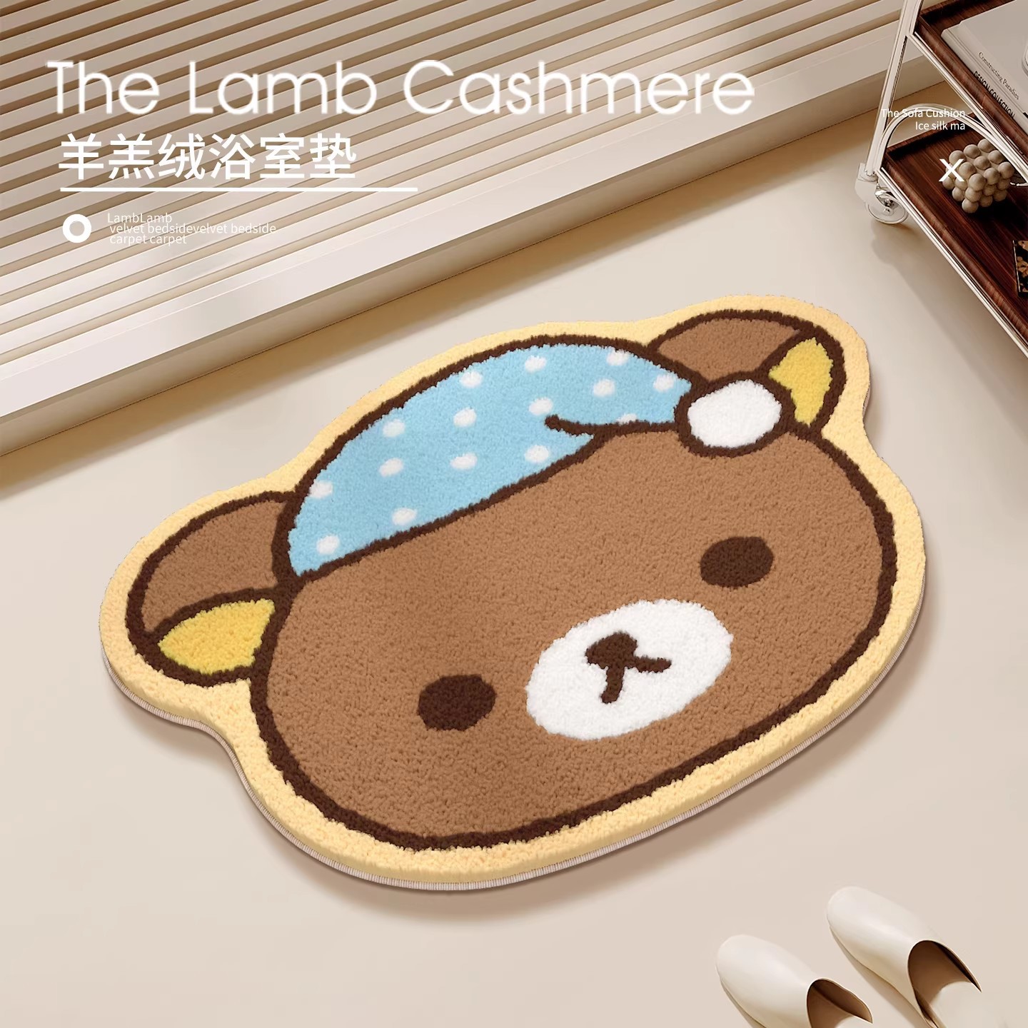 سجادة باب خارجية خفيفة الوزن م - مراجعة Home Bathroom Rugs وسعره