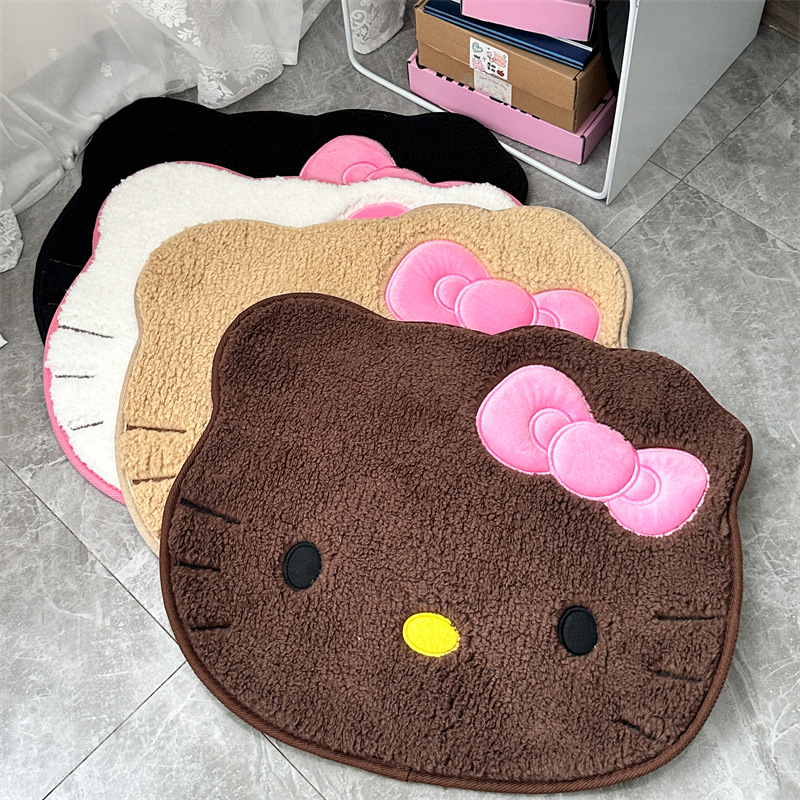 سجادة أنيمي هالو كيتي ناعمة، ب - مراجعة Home Bathroom Rugs وسعره