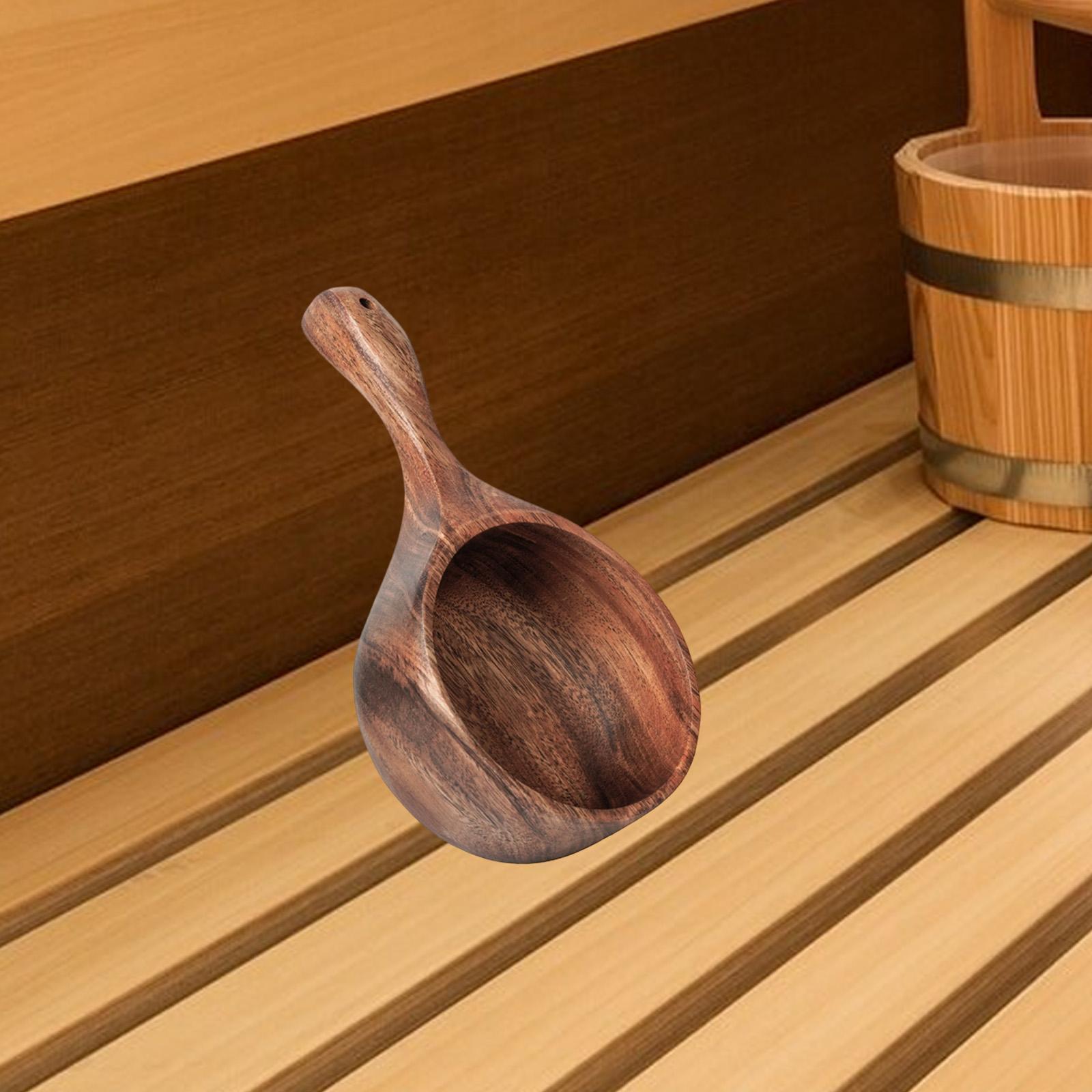 مغرفة ساونا خشبية، مغرفة ماء ل - مراجعة Home Bathroom With Sauna وسعره