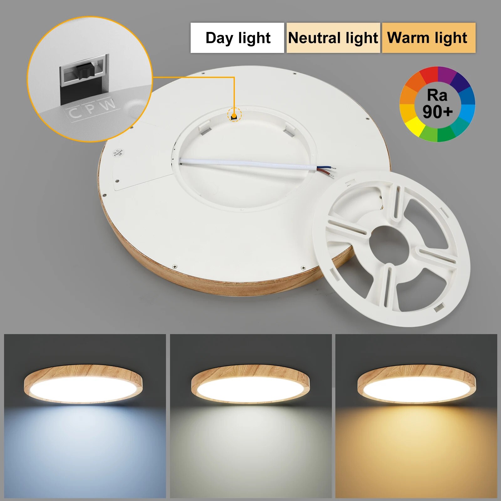 LVL LED ضوء السقف الخشب الحبوب - مراجعة Home Bathroom Colors وسعره
