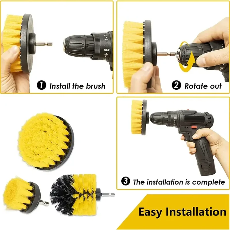مجموعة فرش تنظيف كهربائية 3 قط - مراجعة Home Bathroom Cleaning Kit وسعره