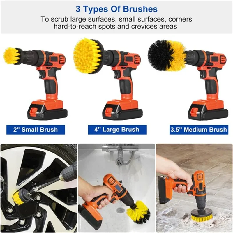 مجموعة فرش تنظيف كهربائية 3 قط - مراجعة Home Bathroom Cleaning Kit وسعره