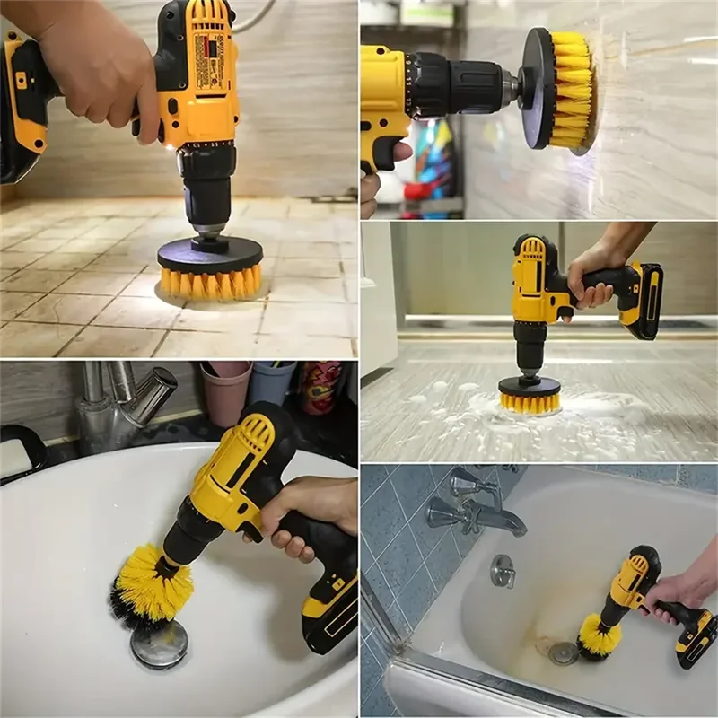 مجموعة فرش تنظيف كهربائية 3 قط - مراجعة Home Bathroom Cleaning Kit وسعره