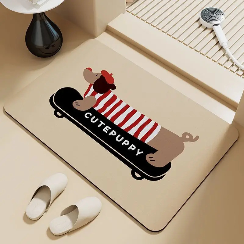 سجادة حمام مخططة لطيفة على شكل - مراجعة Zara Home Bathroom Rug وسعره