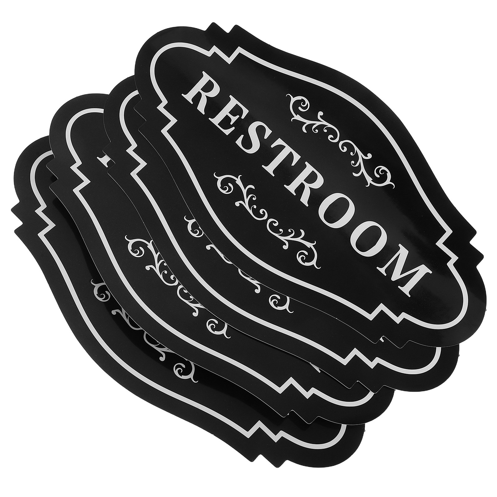 4 قطع من الملصقات الفينيلية ال - مراجعة Home Bathroom Wall Decor وسعره