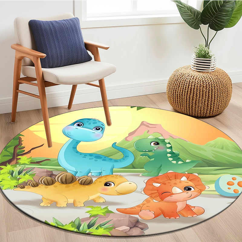 سجادة مستديرة بتصميم ديناصور ك - مراجعة Zara Home Bathroom Rug وسعره