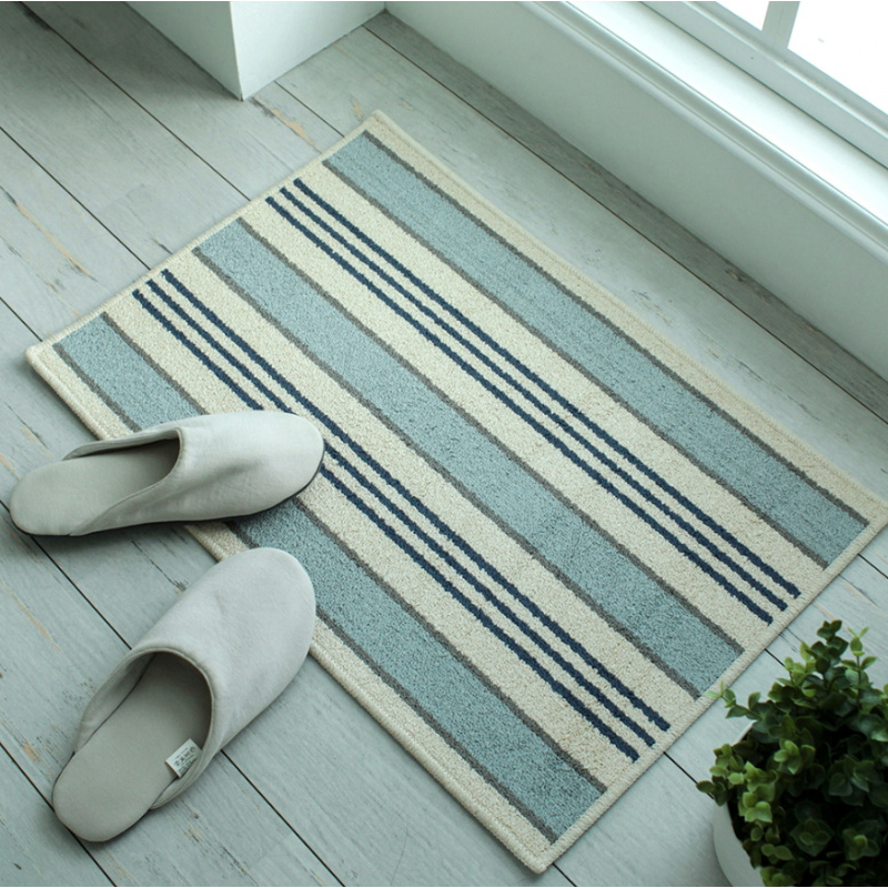 سجادة حمام كورية بسيطة مخططة م - مراجعة Zara Home Bathroom Rug وسعره