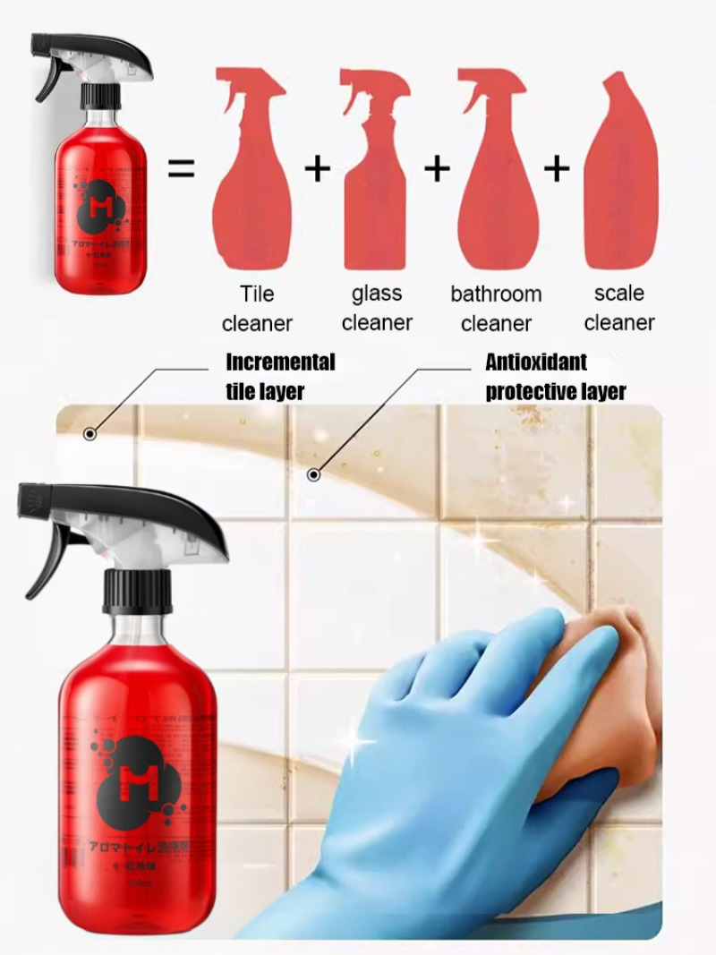 منظف مراحيض برائحة الورد، مزيل - مراجعة Home Bathroom Cleaning Solution وسعره