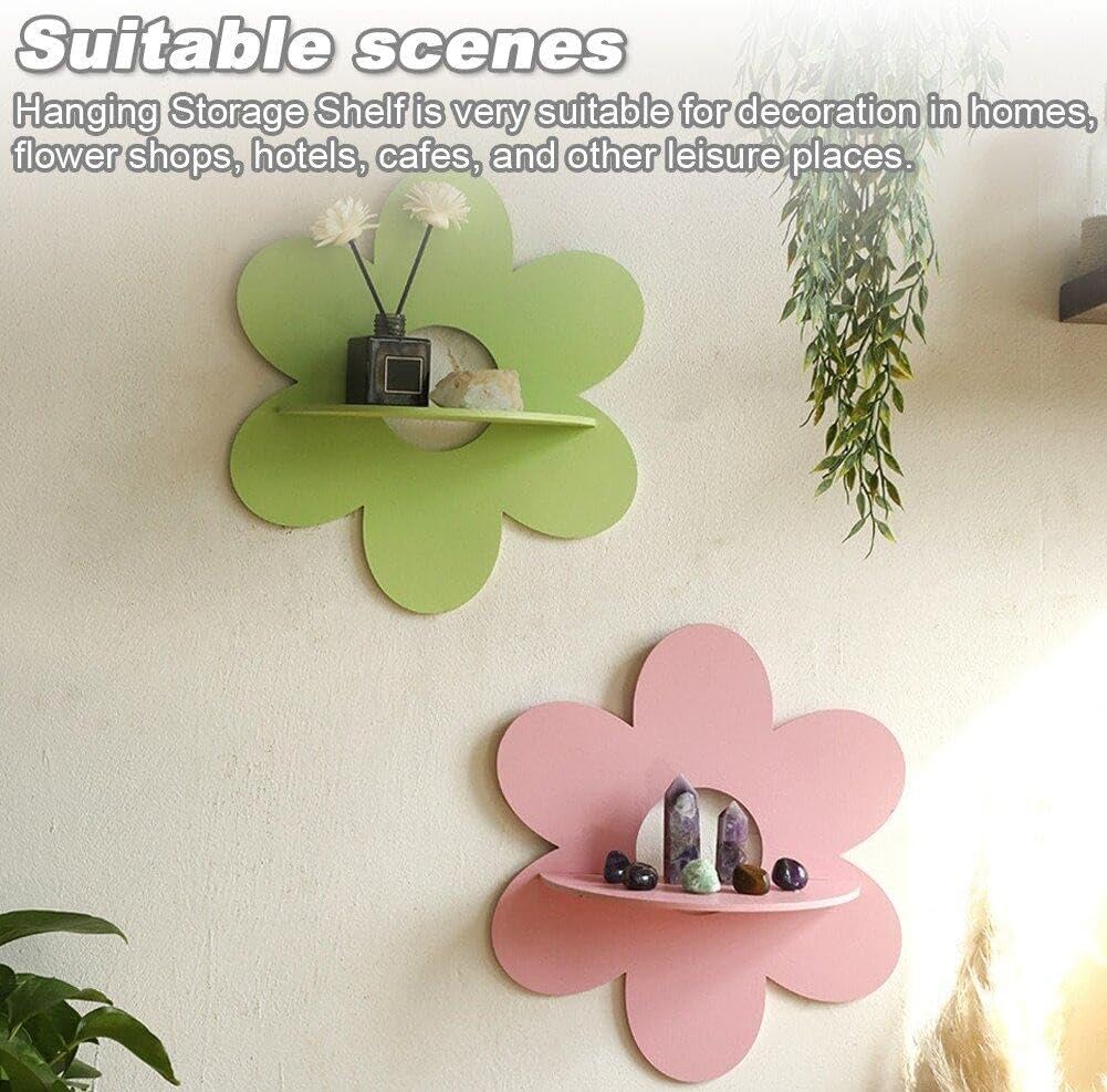 حامل تخزين جداري على شكل زهرة، - مراجعة Home Bathroom Shelf وسعره