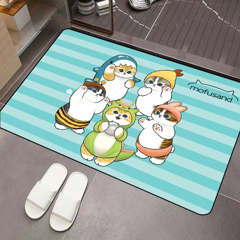 سجادة أرضية ماصة من طين الديات - مراجعة Home Bathroom Rugs وسعره