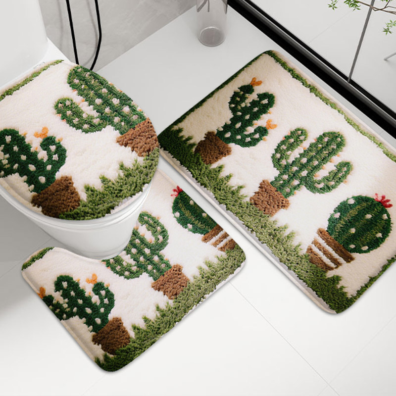 3 قطع من سجادة الحمام الكورية  - مراجعة Zara Home Bathroom Rug وسعره