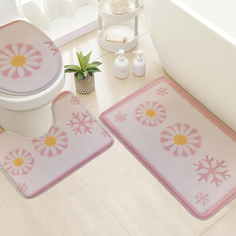 3 قطع من سجادة الحمام الكورية  - مراجعة Zara Home Bathroom Rug وسعره