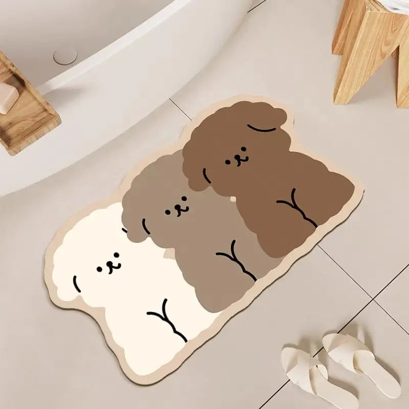 سجادة حمام على شكل كلب لطيف من - مراجعة Zara Home Bathroom Rug وسعره