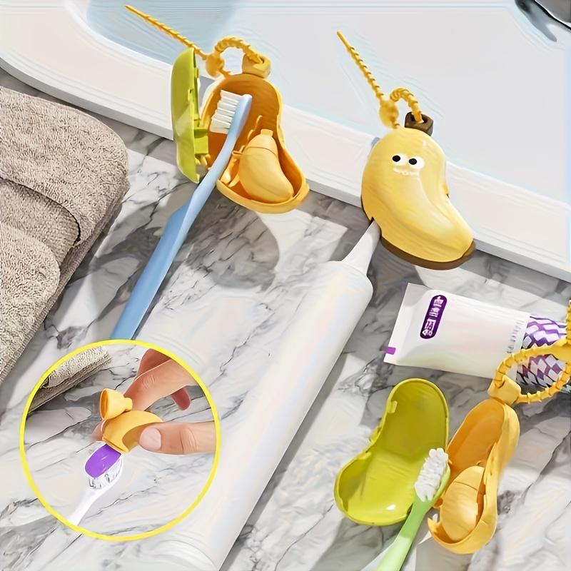 حامل فرشاة أسنان الموز اللطيف، - مراجعة Home Bathroom Essentials وسعره